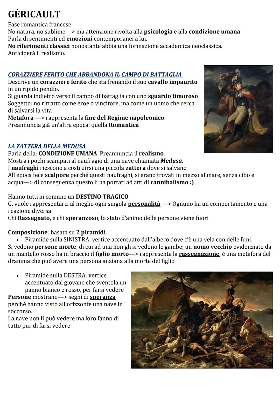 # Romanticismo

*   Intento del pittore Romantico: Suscitare sentimento, coinvolgere l'osservatore andando a
toccare il suo animo, tramite l