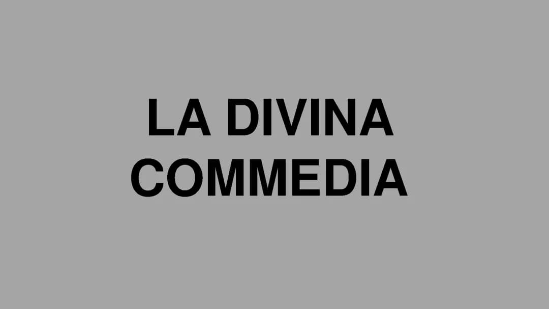 La Divina Commedia