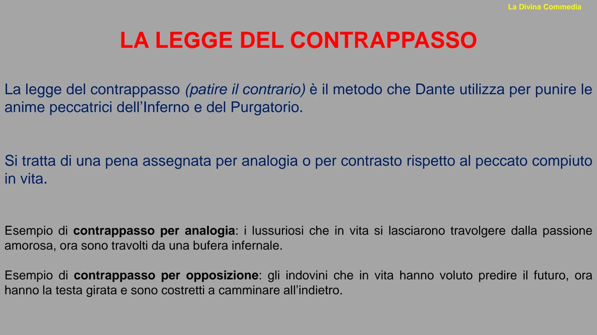 LA DIVINA
COMMEDIA SIGNIFICATO DEL TITOLO
La Divina Commedia
Il titolo originale è Comedìa (comos-contado e oda= canto quindi canto rustico)