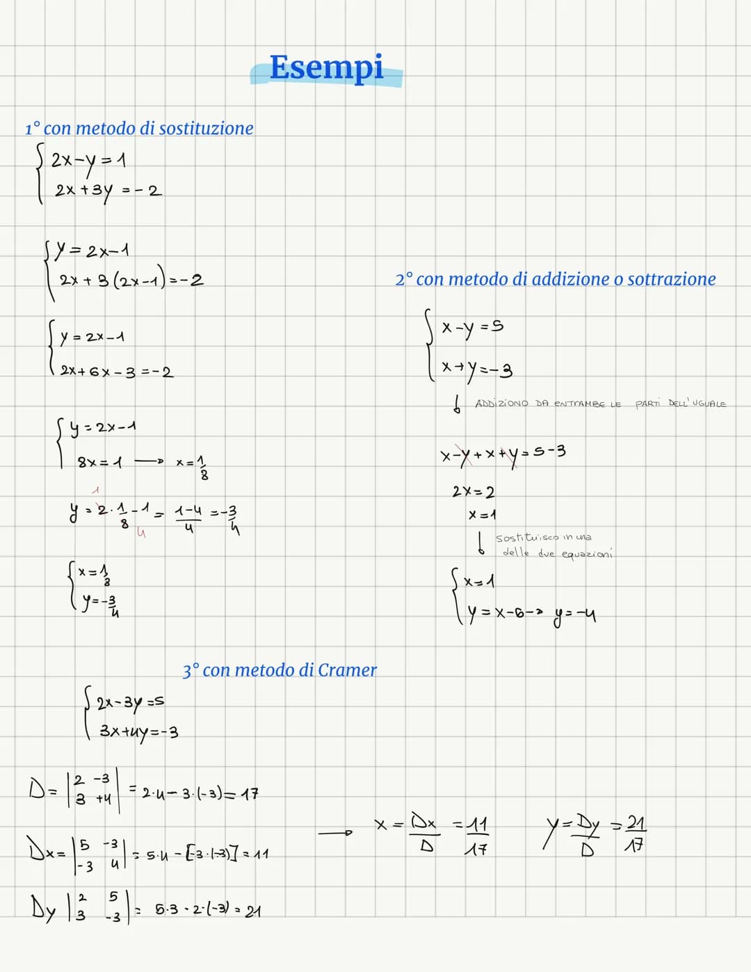 
<p>La forma normale di un sistema lineare è definita da equazioni del tipo:</p>
<p>ax + by = c<br />
a²x + b²y = c²</p>

<p>La risoluzione 