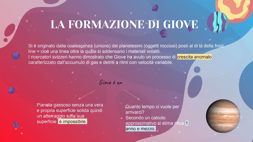 GIOVE
Il più grande pianeta del Sistema solare
Presentazione a cura di:
MATILDE VENTURI IIIG Giove è il quinto pianeta del sistema solare in