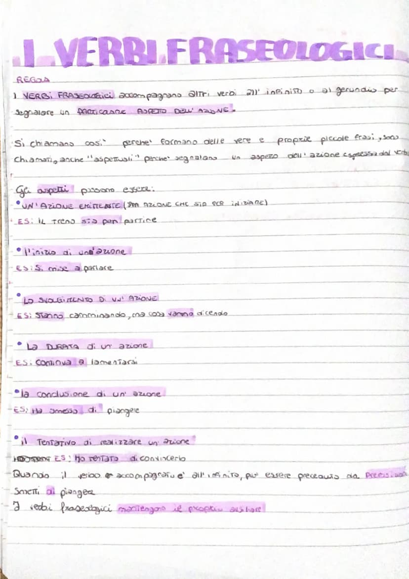 VERBI SERVILI
REGOLA
NOLERE, DOVERE, POTERE & SEPERE
("sectora¹") un
verbo infinito
sono deti VERBI SERVILi quando accompagnano
I verbi serv