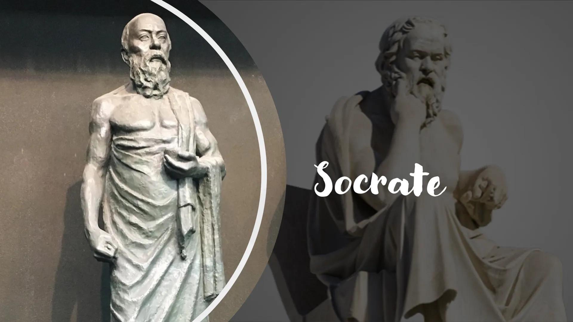 Socrates # Come è giunto fino
a noi Socrate?

*   Socrate (469/470 a.C. - 399 a.C.) è stato
un filosofo greco antico, considerato uno
dei pi