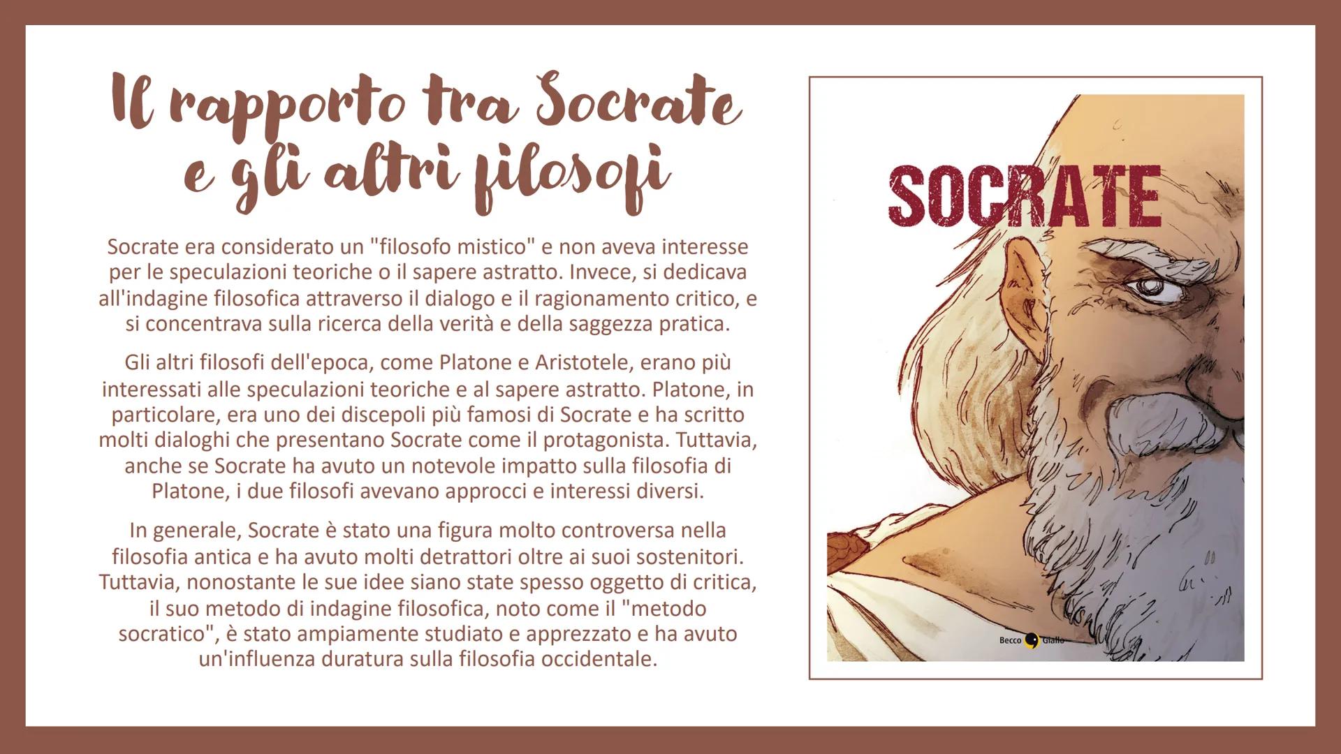 Socrates # Come è giunto fino
a noi Socrate?

*   Socrate (469/470 a.C. - 399 a.C.) è stato
un filosofo greco antico, considerato uno
dei pi