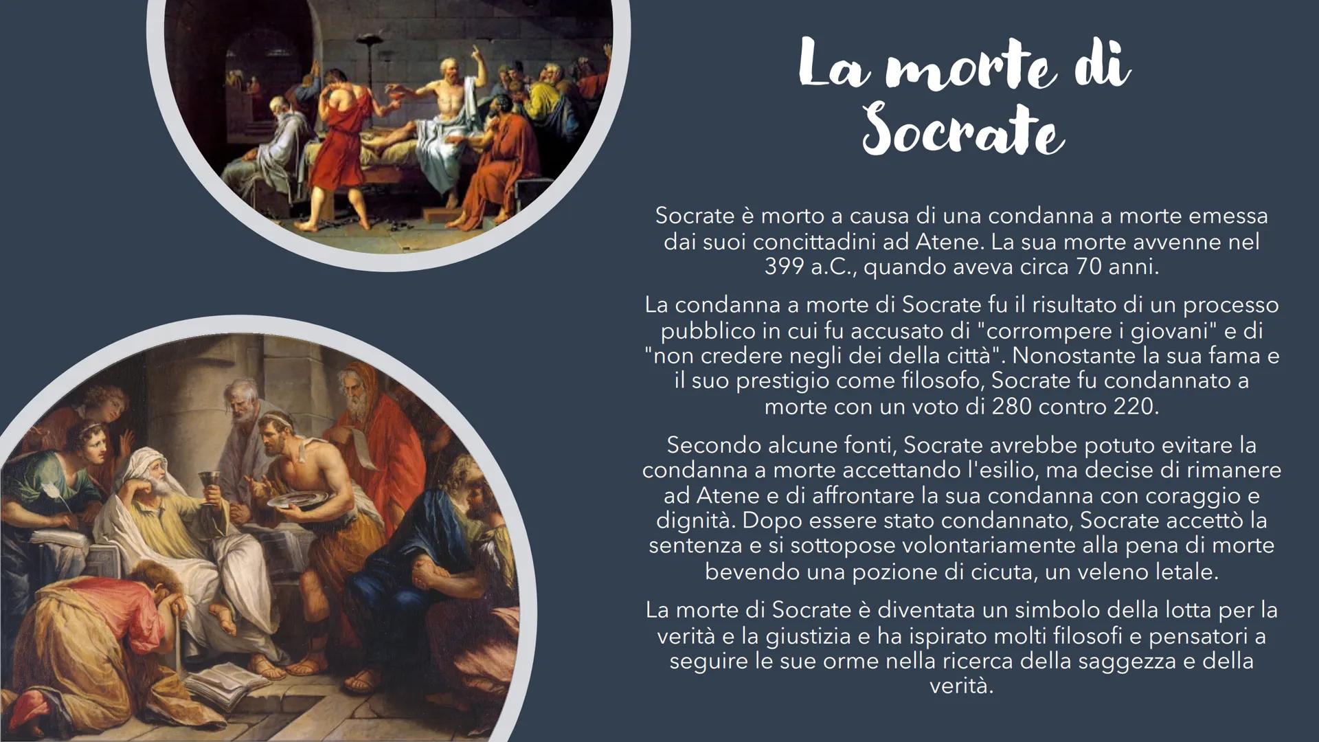 Socrates # Come è giunto fino
a noi Socrate?

*   Socrate (469/470 a.C. - 399 a.C.) è stato
un filosofo greco antico, considerato uno
dei pi