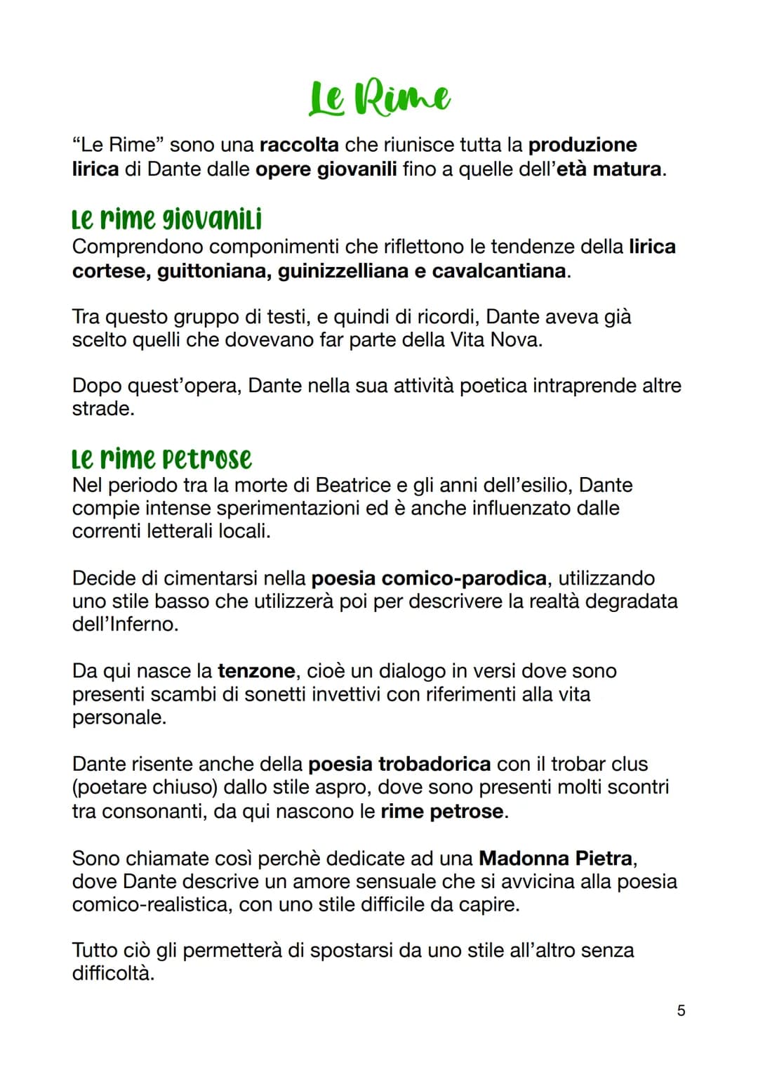 Dante Alighieri
Dante nacque a Firenze nel 1265. La famiglia era in condizioni
economiche poco agiate, ma Dante potè comunque procurarsi una