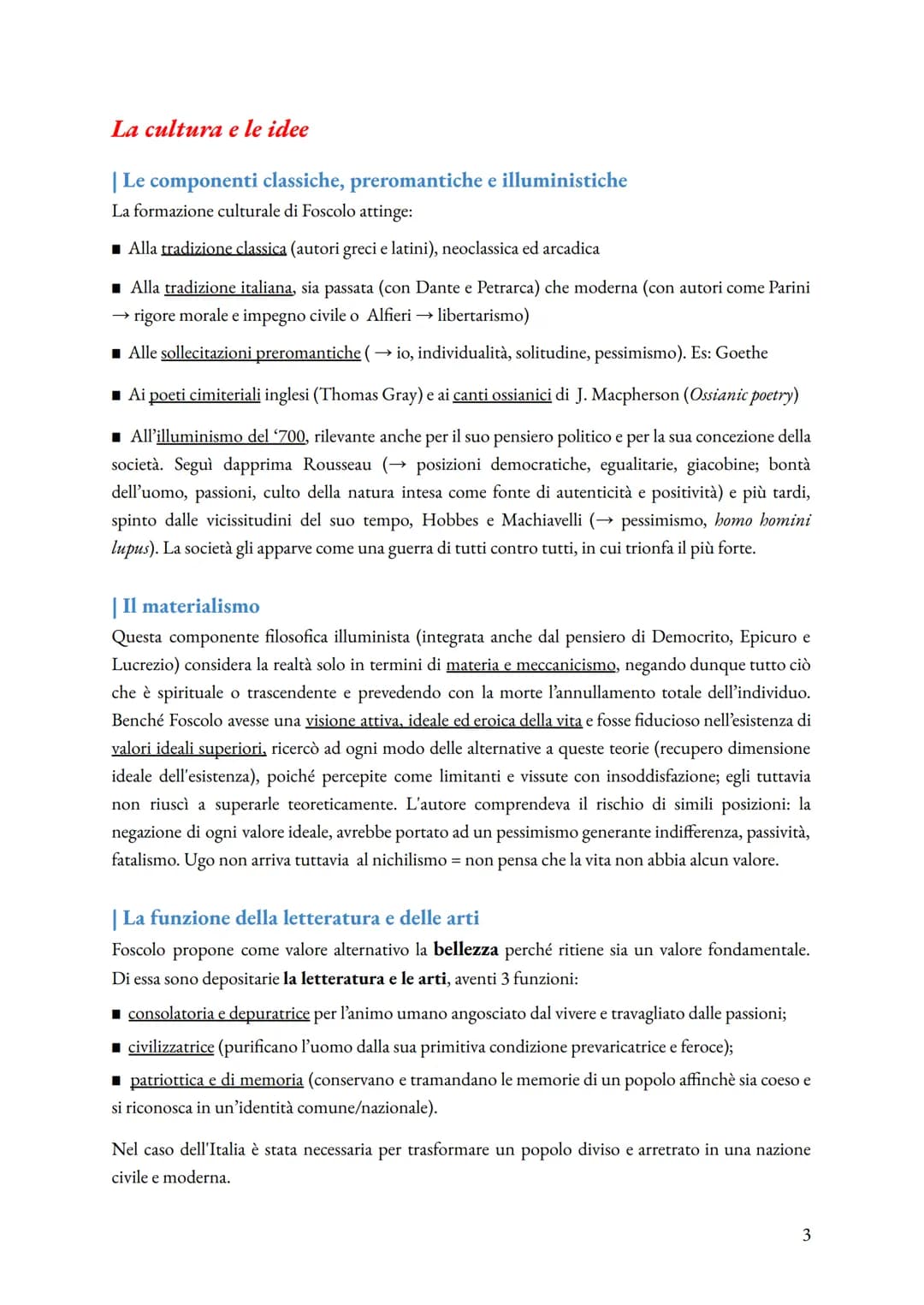 Ugo Foscolo
| Gli anni giovanili e la delusione napoleonica
1778 → Niccolò Foscolo nacque a Zante (una delle Ionie, sottoposta alla repubbli