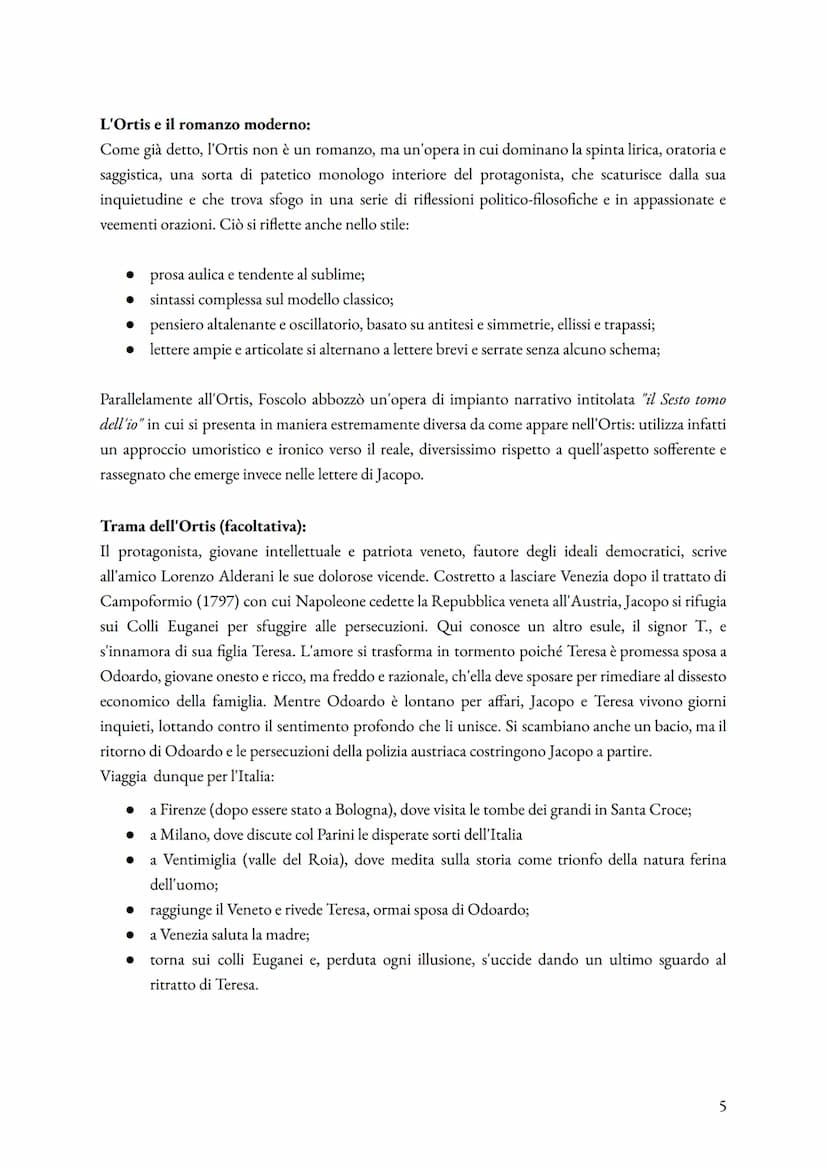 Ugo Foscolo
| Gli anni giovanili e la delusione napoleonica
1778 → Niccolò Foscolo nacque a Zante (una delle Ionie, sottoposta alla repubbli
