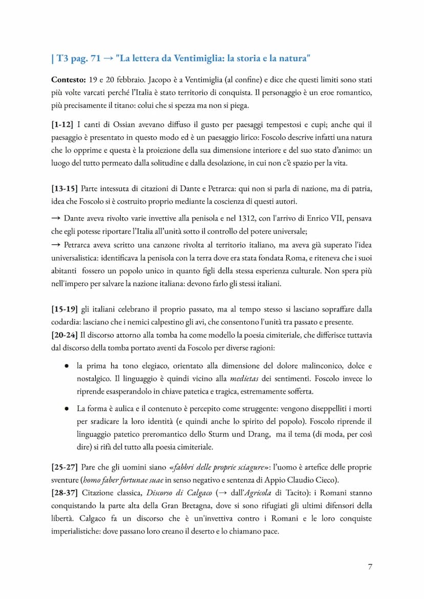 Ugo Foscolo
| Gli anni giovanili e la delusione napoleonica
1778 → Niccolò Foscolo nacque a Zante (una delle Ionie, sottoposta alla repubbli