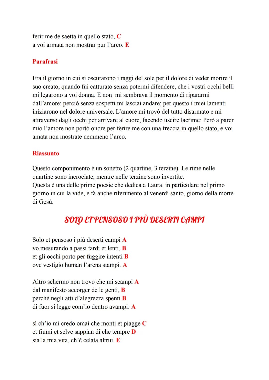 Nasce nel 1304
X Muore nel 1374
→ Arezzo
VITA:
PETRARCA
• Petrarca nasce da genitori fiorentini.
• Apparteneva alla fazione dei Guelfi Bianc