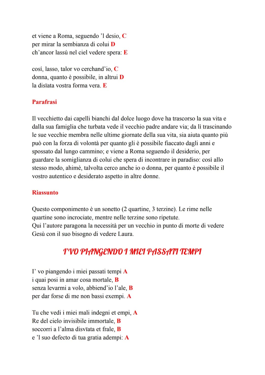 Nasce nel 1304
X Muore nel 1374
→ Arezzo
VITA:
PETRARCA
• Petrarca nasce da genitori fiorentini.
• Apparteneva alla fazione dei Guelfi Bianc