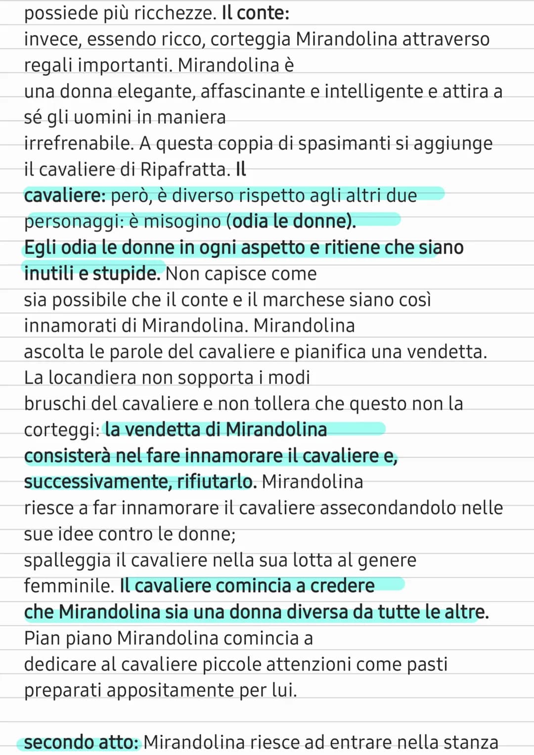 LA LOCANDIERA:
E' considerato il capolavoro di Goldoni. La locandiera è la
proprietaria della locanda. Il
nome della protagonista è Mirandol