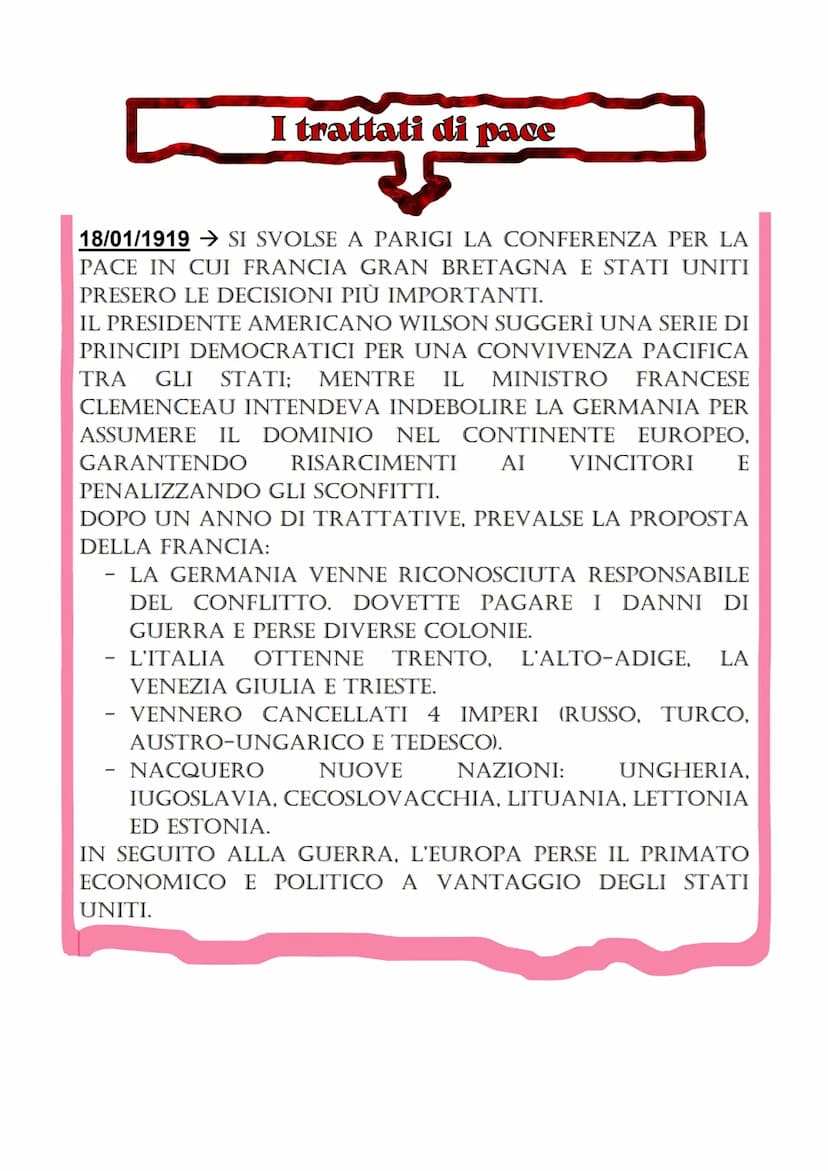 
<p>La prima guerra mondiale è stata un conflitto globale che coinvolse molte nazioni dal 1914 al 1918. Le cause del conflitto possono esser