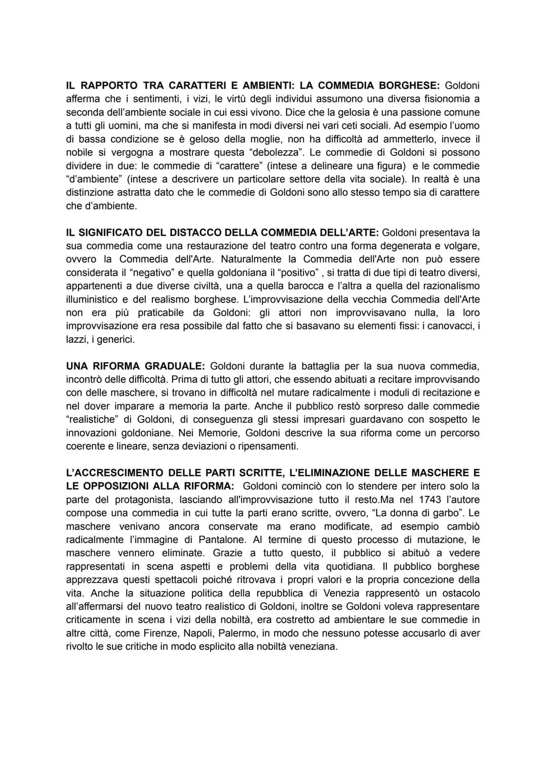 CARLO GOLDONI
VITA: Nasce a Venezia da una famiglia borghese e all'età di 12 anni si trasferisce con il
padre a Perugia, dove compie i primi