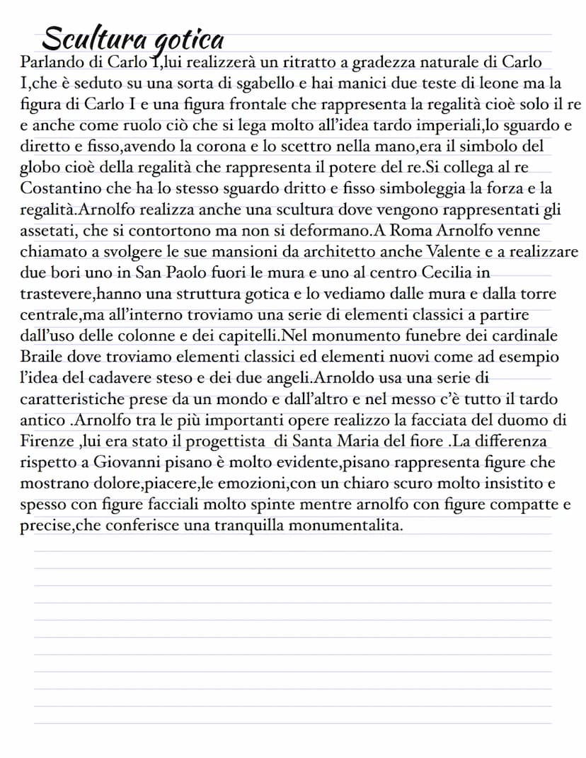 ARTE GOTICA
Il termine gotico deriva da 'Goti', il popolo barbarico che pose termine all'i
l'impero romano
d'occidente nel 476 d.C. L'arte g