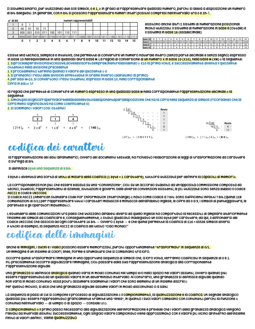introduzione all'informatica
ogni messaggio o elemento conoscitivo che è possibile comunicare o acquisire può essere inteso come informazion