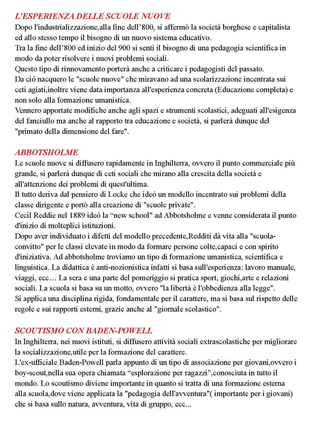 La Pedagogia Moderna: Dalle Scuole Nuove al Metodo Freinet