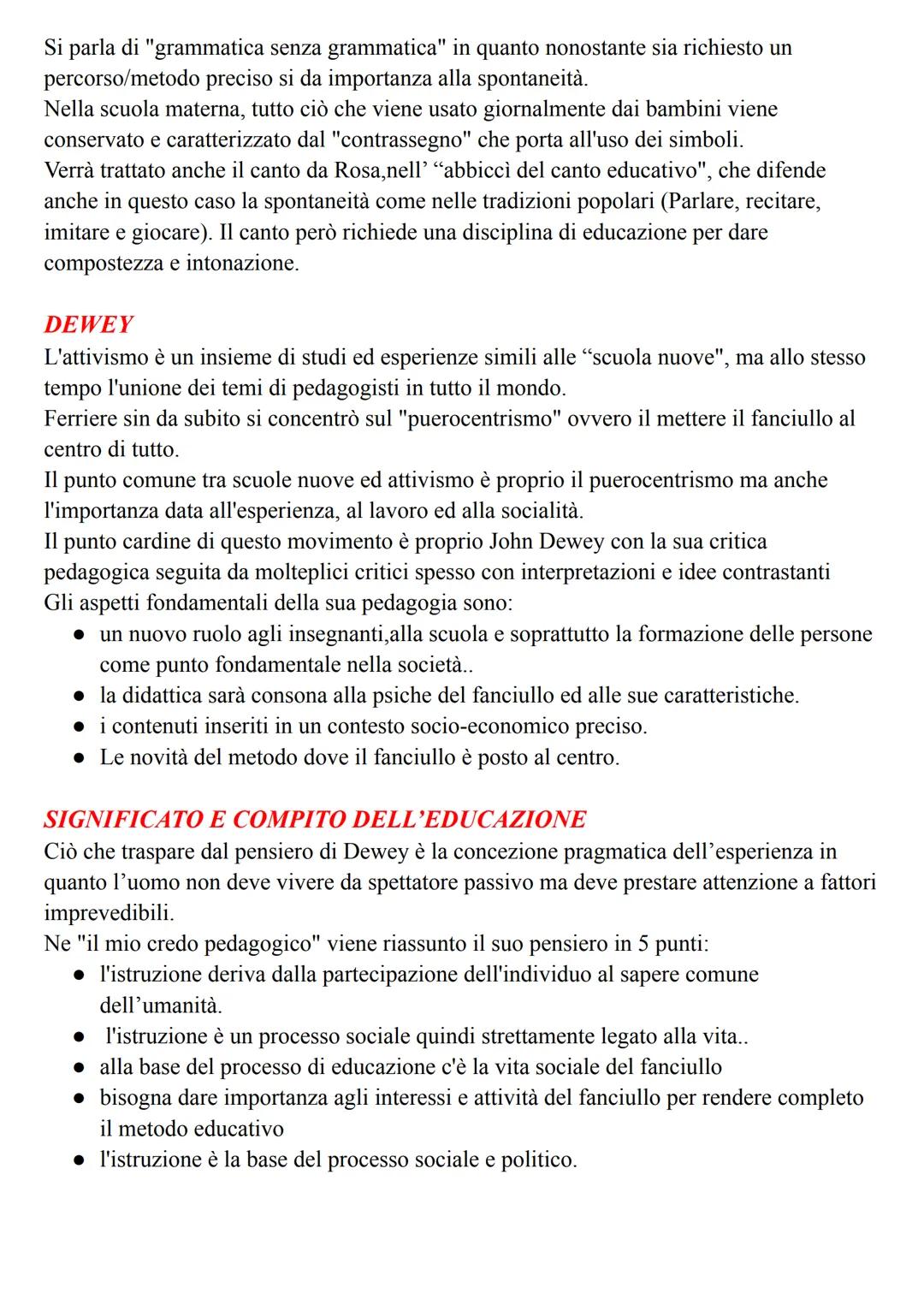 L'ESPERIENZA DELLE SCUOLE NUOVE
Dopo l'industrializzazione, alla fine dell'800, si affermò la società borghese e capitalista
ed allo stesso 