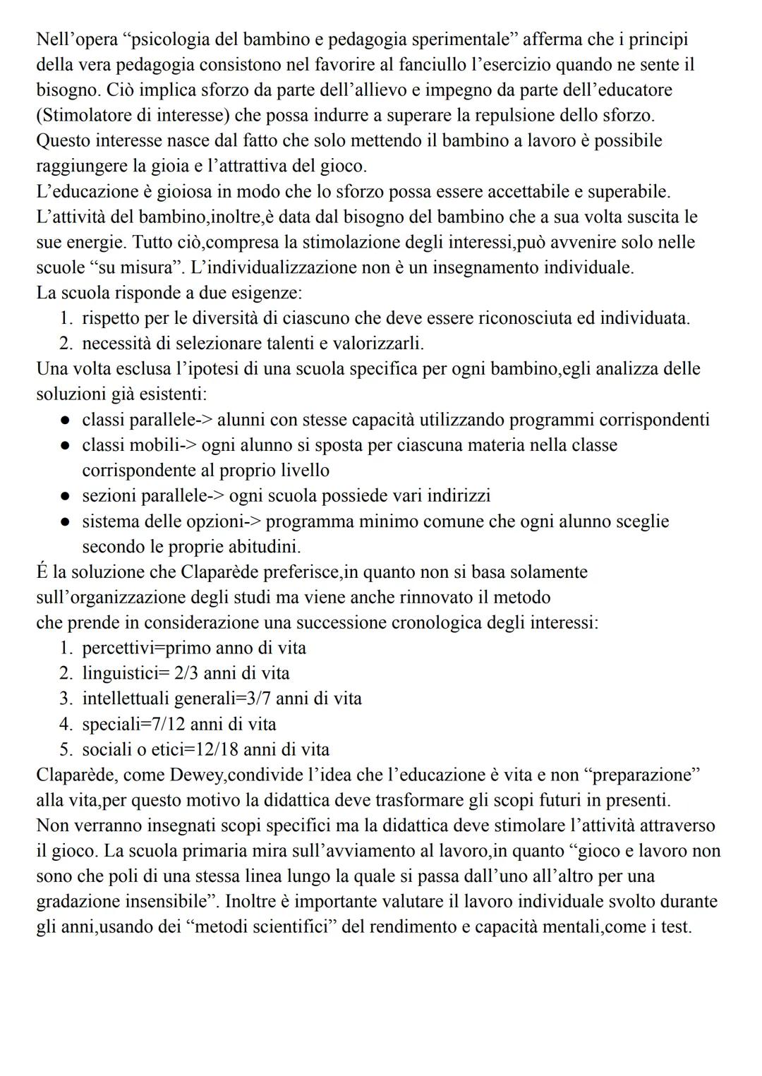 L'ESPERIENZA DELLE SCUOLE NUOVE
Dopo l'industrializzazione, alla fine dell'800, si affermò la società borghese e capitalista
ed allo stesso 