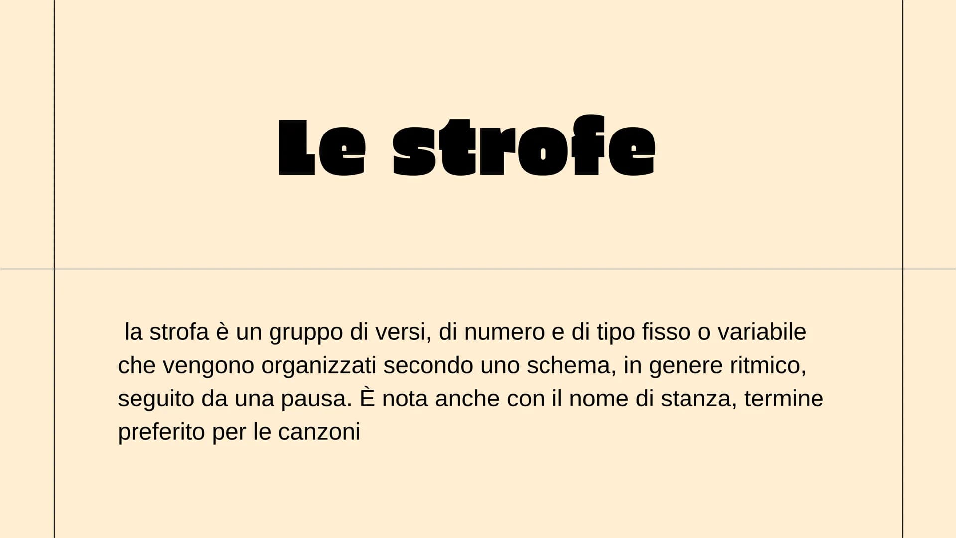 New Tab
Q
2°liceo
Mancuso Roberta
+
LA METRICA
strofe, versi, ritmo, sillabe e figure metriche
robbb Le strofe
la strofa è un gruppo di vers