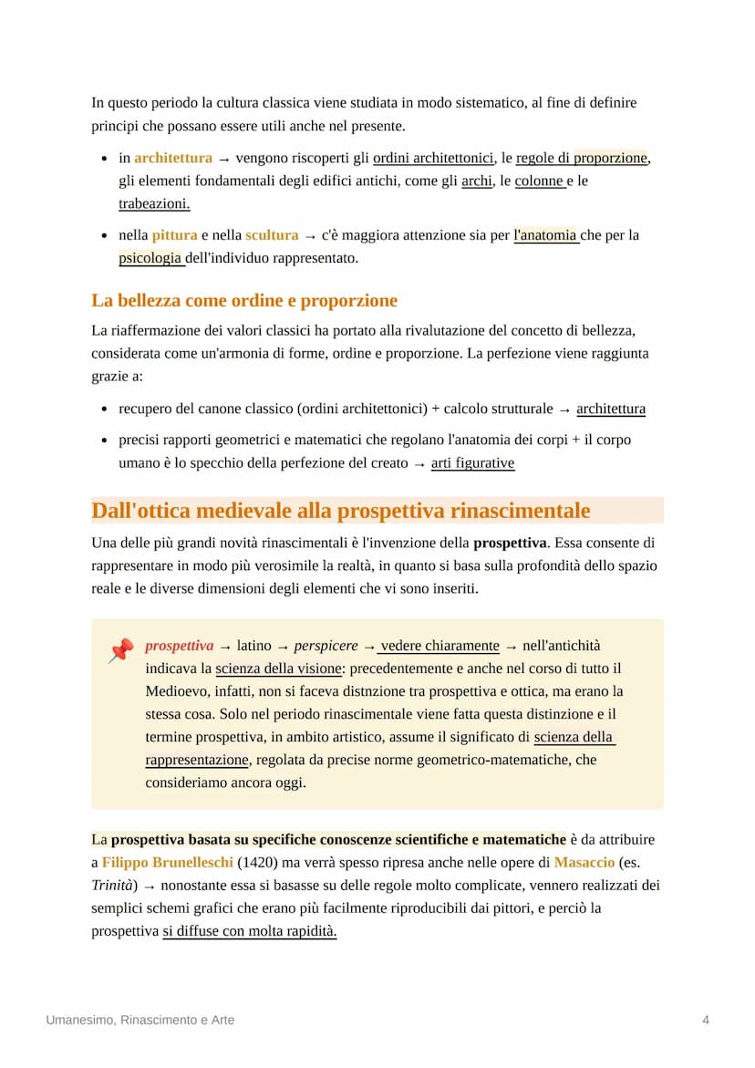 
<p>Il Rinascimento è un movimento culturale (sia artistico che intellettuale) che fiorisce tra il 1350 e il 1500. Questo periodo storico na