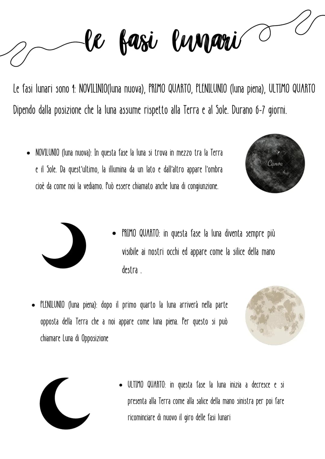 Scopri le caratteristiche della Luna, le fasi lunari e la differenza tra novilunio e plenilunio