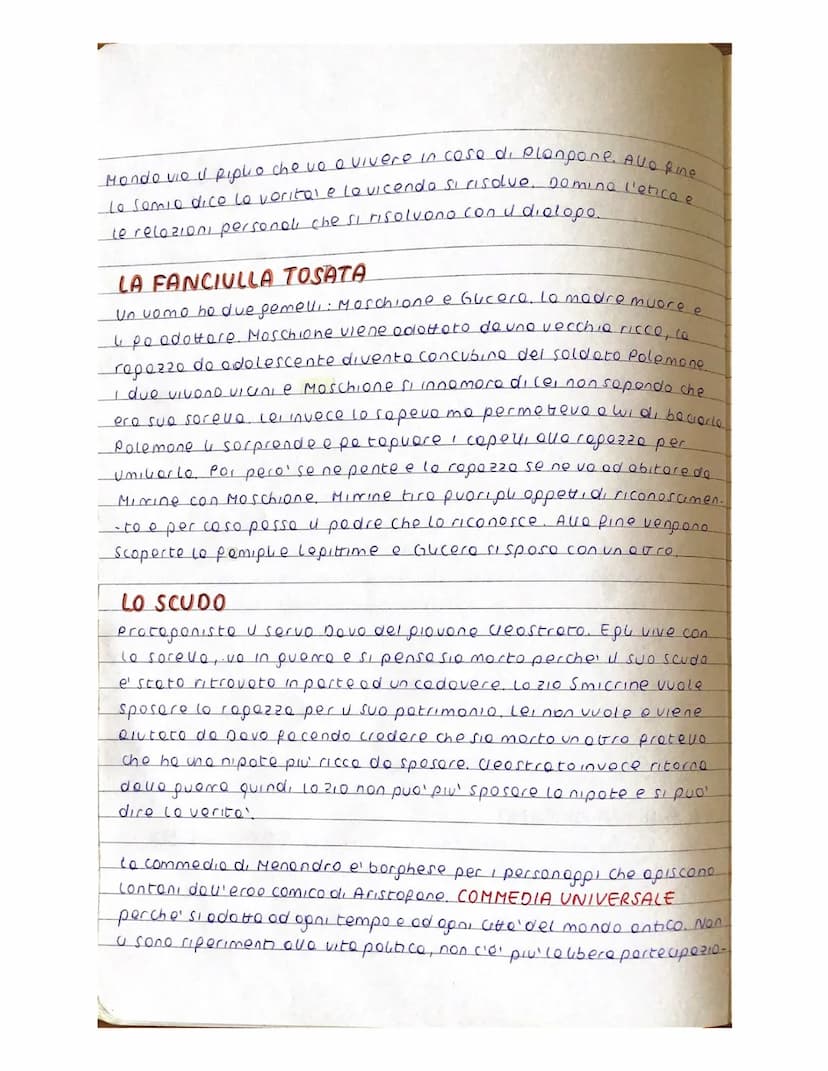 MENANDRO
Nosce nel 343 od Atene mentre la citto'e' povernoto do beme-
-trio Folereo (317-307) posto do, Macedoni. E' un sourono
illuminato e
