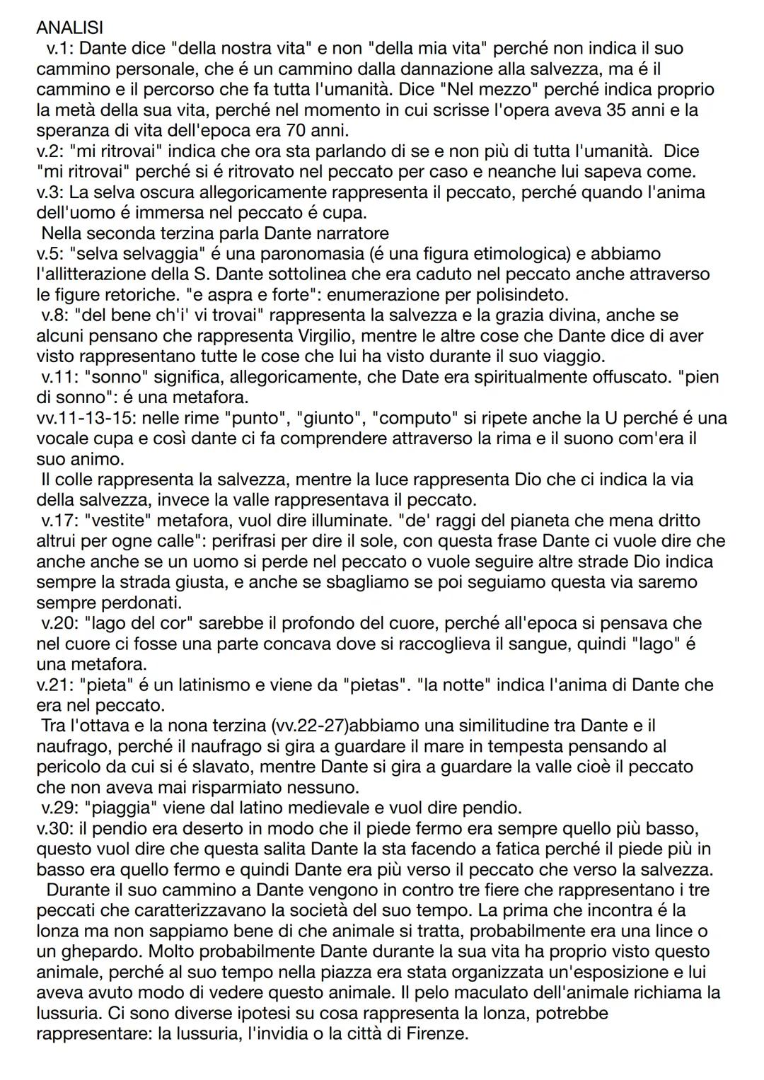 # PRIMO CANTO DELL'INFERNO

Il viaggio di Dante inizia tra la notte del 7 e l'alba dell'8 aprile del 1300. Fa questo
viaggio nel 1300 perché