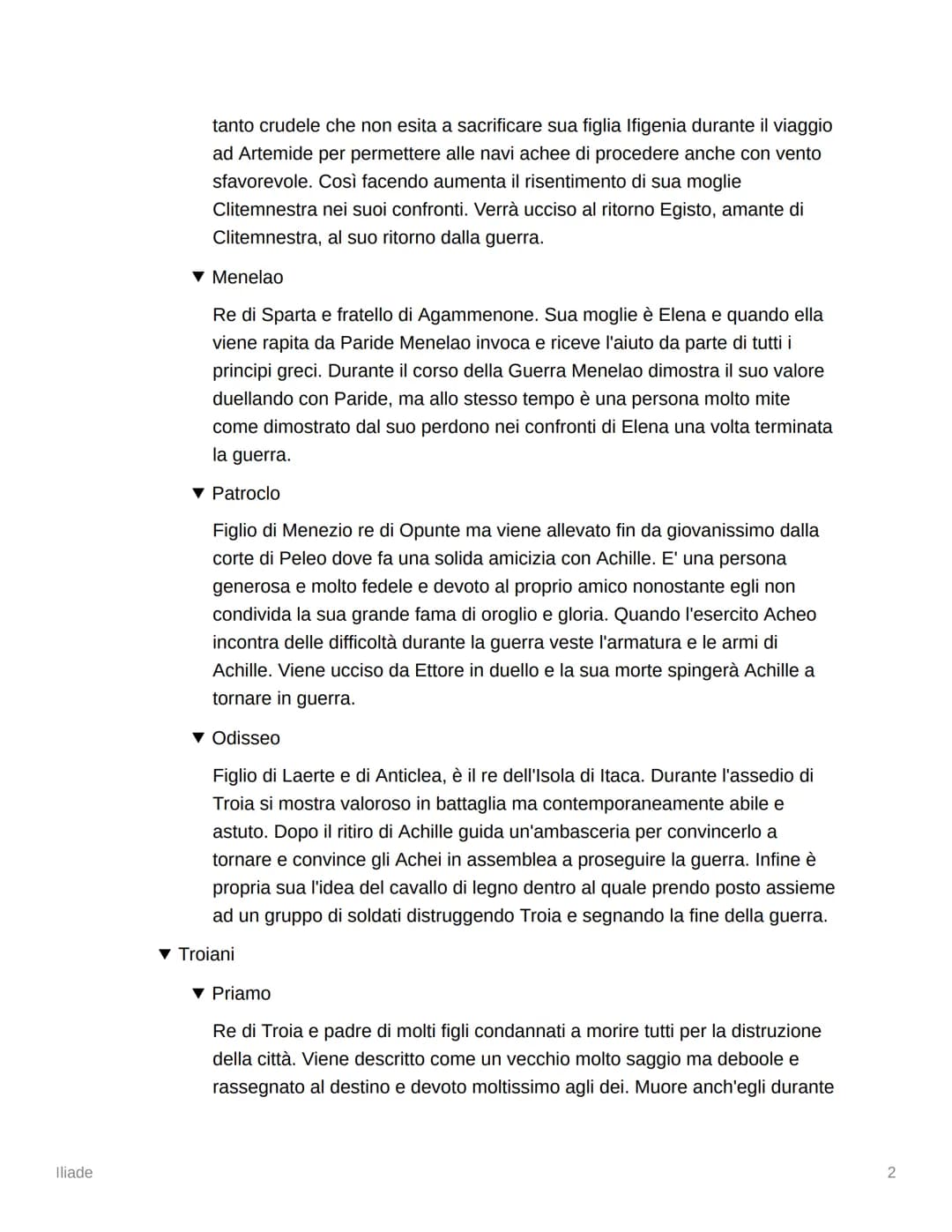 Iliade
*
Iliade
▼ Proemio
<<Cantami, o Diva, del pelide Achille
l'ira funesta che infiniti addusse
lutti agli Achei, molte anzi tempo all'Or