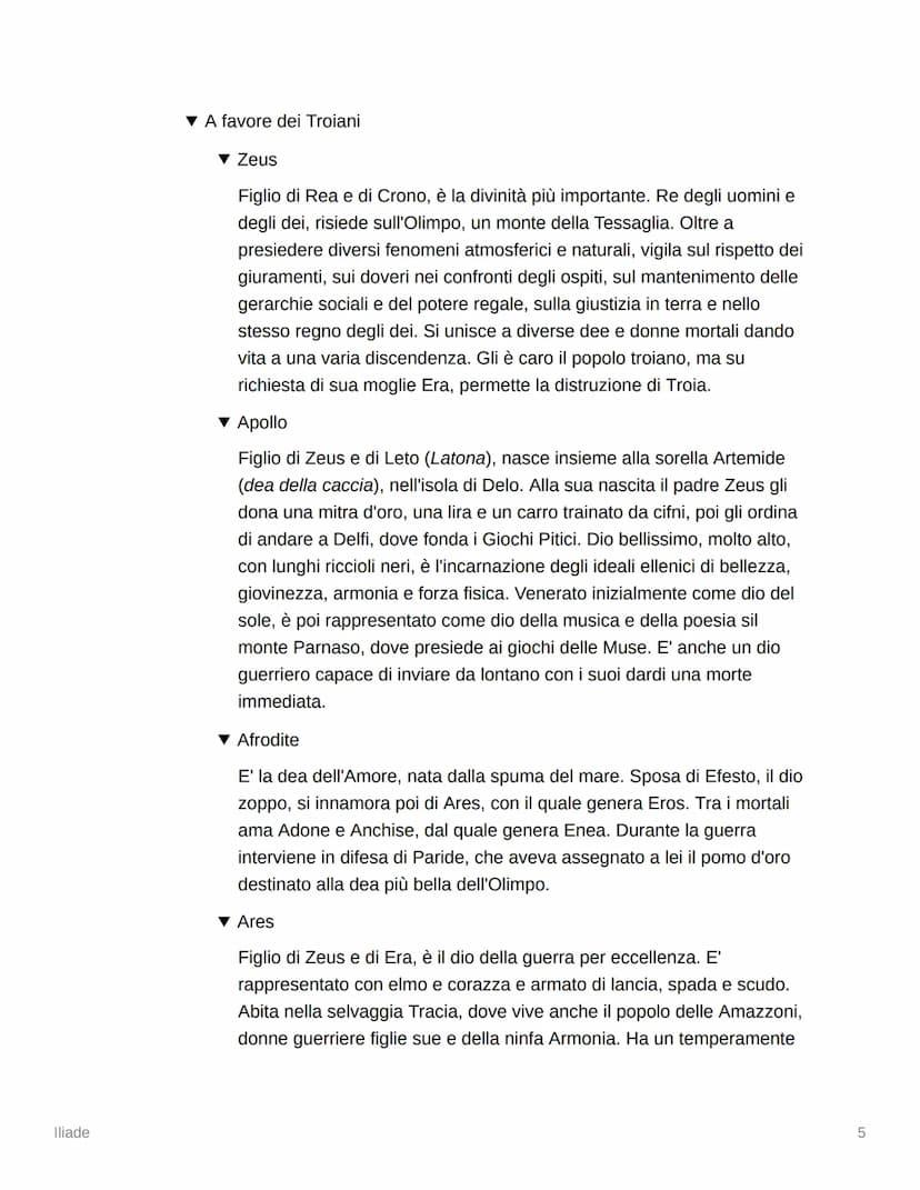 Iliade
*
Iliade
▼ Proemio
<<Cantami, o Diva, del pelide Achille
l'ira funesta che infiniti addusse
lutti agli Achei, molte anzi tempo all'Or