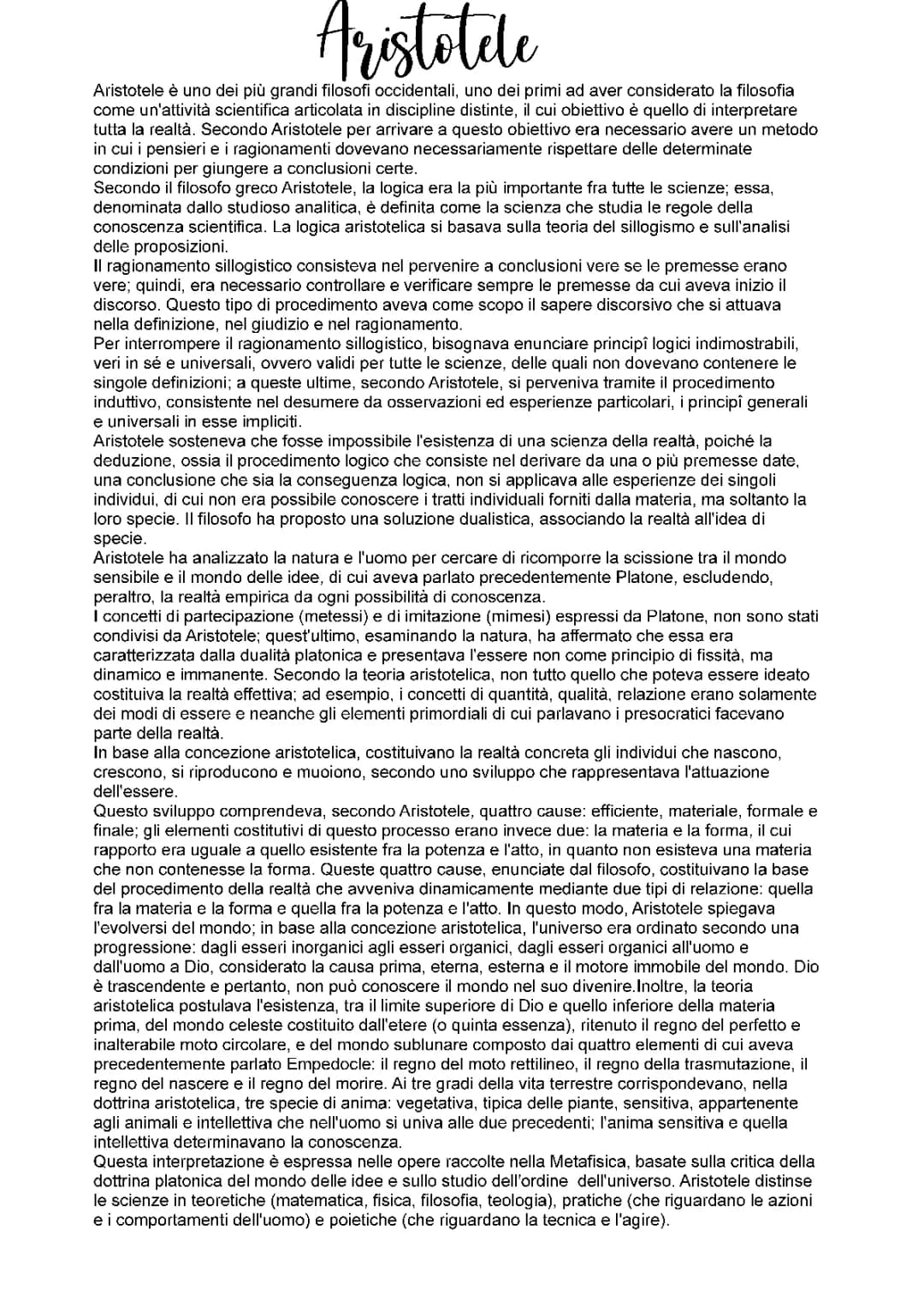 Aristotele Spiegato Facile: Pensiero, Vita e Sillogismi per Bambini