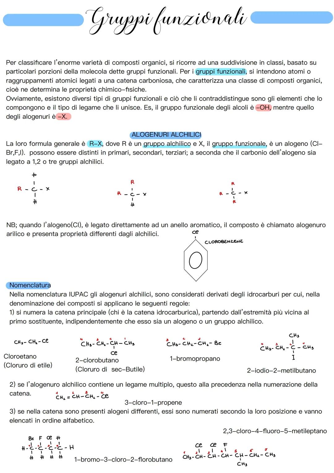 gruppi funzionali (chimica organica) 