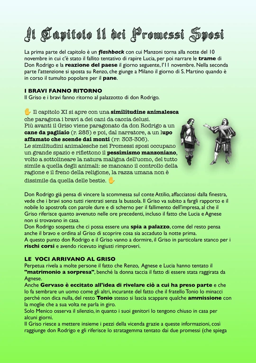 Il capitolo 11 dei Promessi Sposi 
