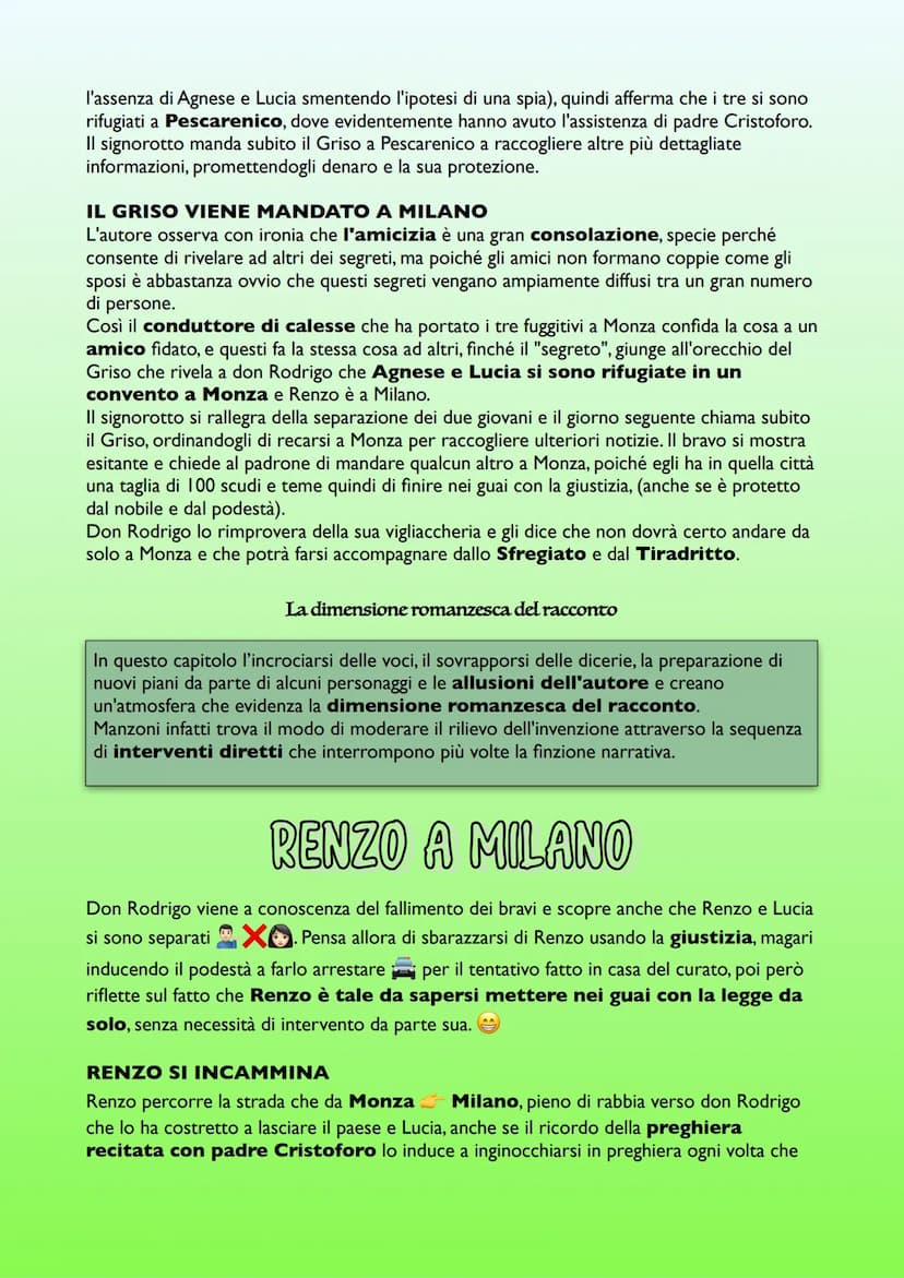 Ji Capitolo 11 dei Promessi Sposi
La prima parte del capitolo è un flashback con cui Manzoni torna alla notte del 10
novembre in cui c'è sta