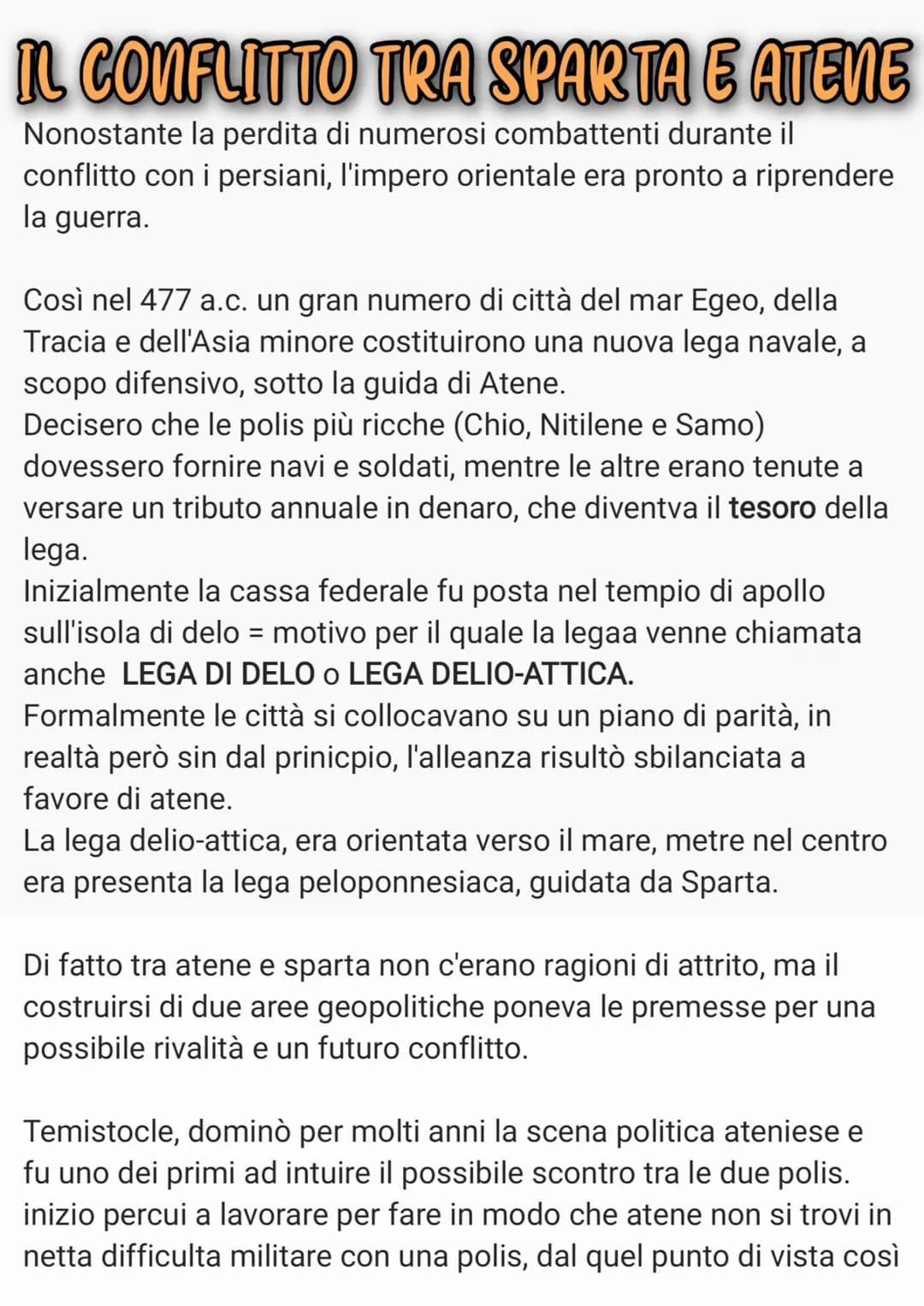 PERICLE E LA GUERRA DEL PEOLOPPONESO 