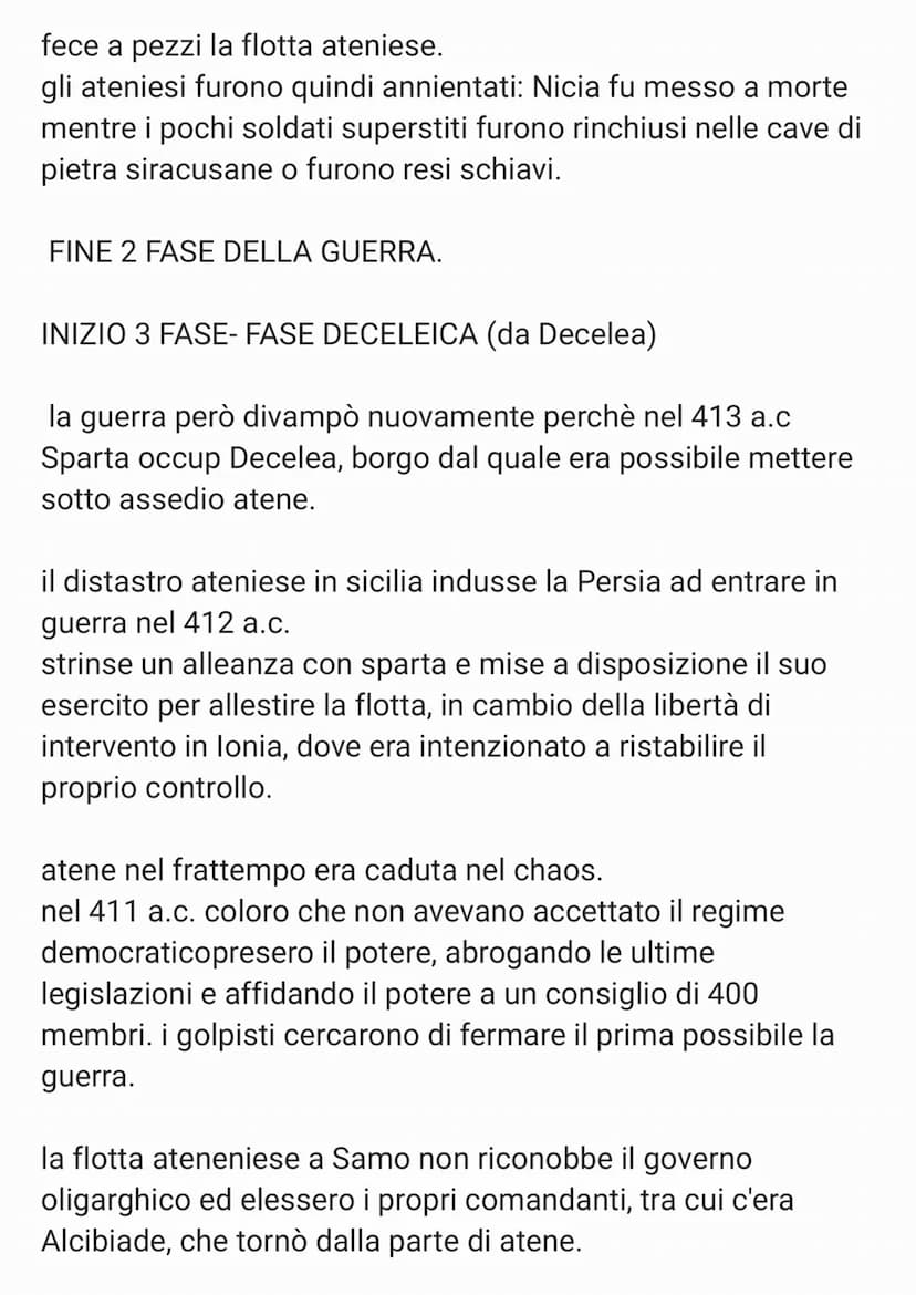 IL CONFLITTO TRA SPARTA E ATENE
Nonostante la perdita di numerosi combattenti durante il
conflitto con i persiani, l'impero orientale era pr