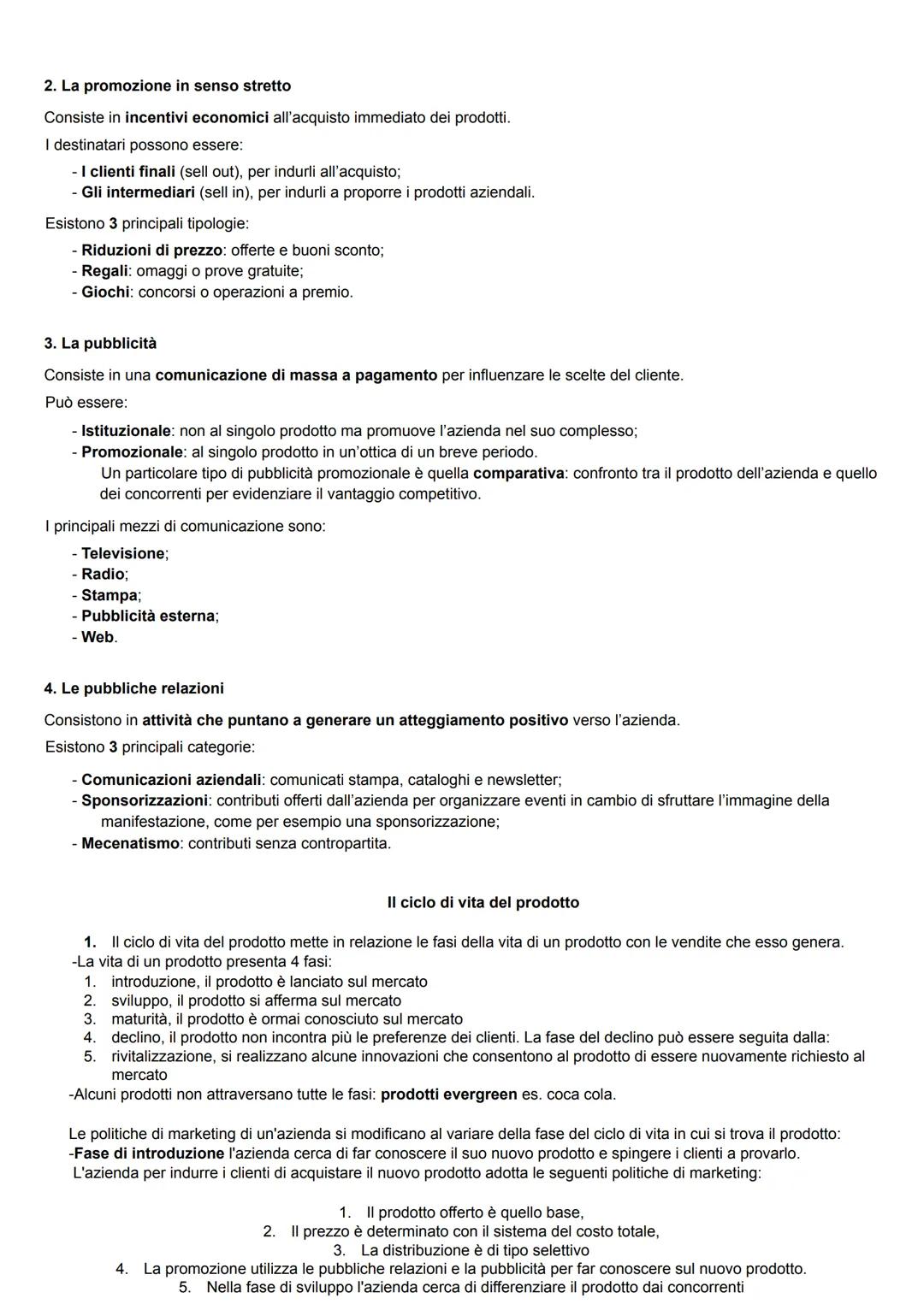 Il Marketing
È l'insieme delle attività e degli strumenti utilizzati dall'azienda per conquistare e fidelizzare i clienti.
L'attività di mar