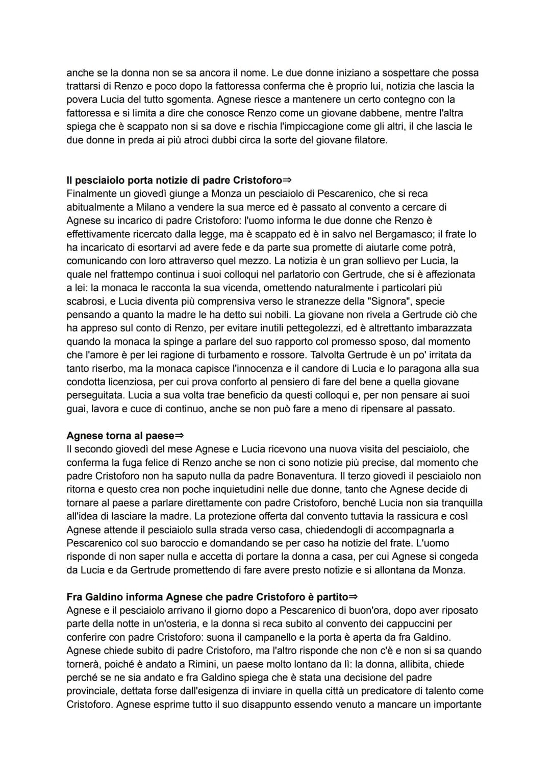 Capitolo 18
Il podestà a casa di Renzo ⇒
Il 13 novembre il podestà di Lecco riceve un dispaccio da Milano, in cui gli si ordina di
accertare