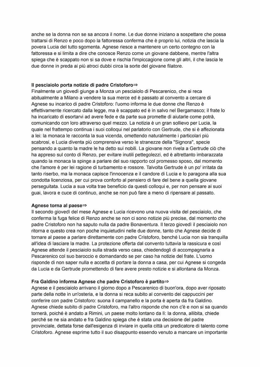 Capitolo 18
Il podestà a casa di Renzo ⇒
Il 13 novembre il podestà di Lecco riceve un dispaccio da Milano, in cui gli si ordina di
accertare