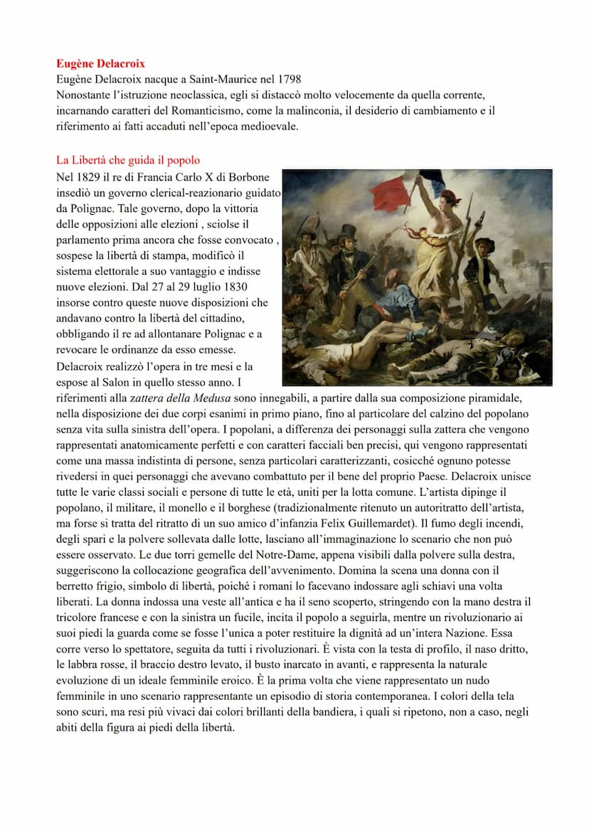 ROMANTICISMO
Tra la fine del 700 e l'inizio dell'800, si diffonde in Germania e in altri paesi europei un movimento
culturale detto Romantic