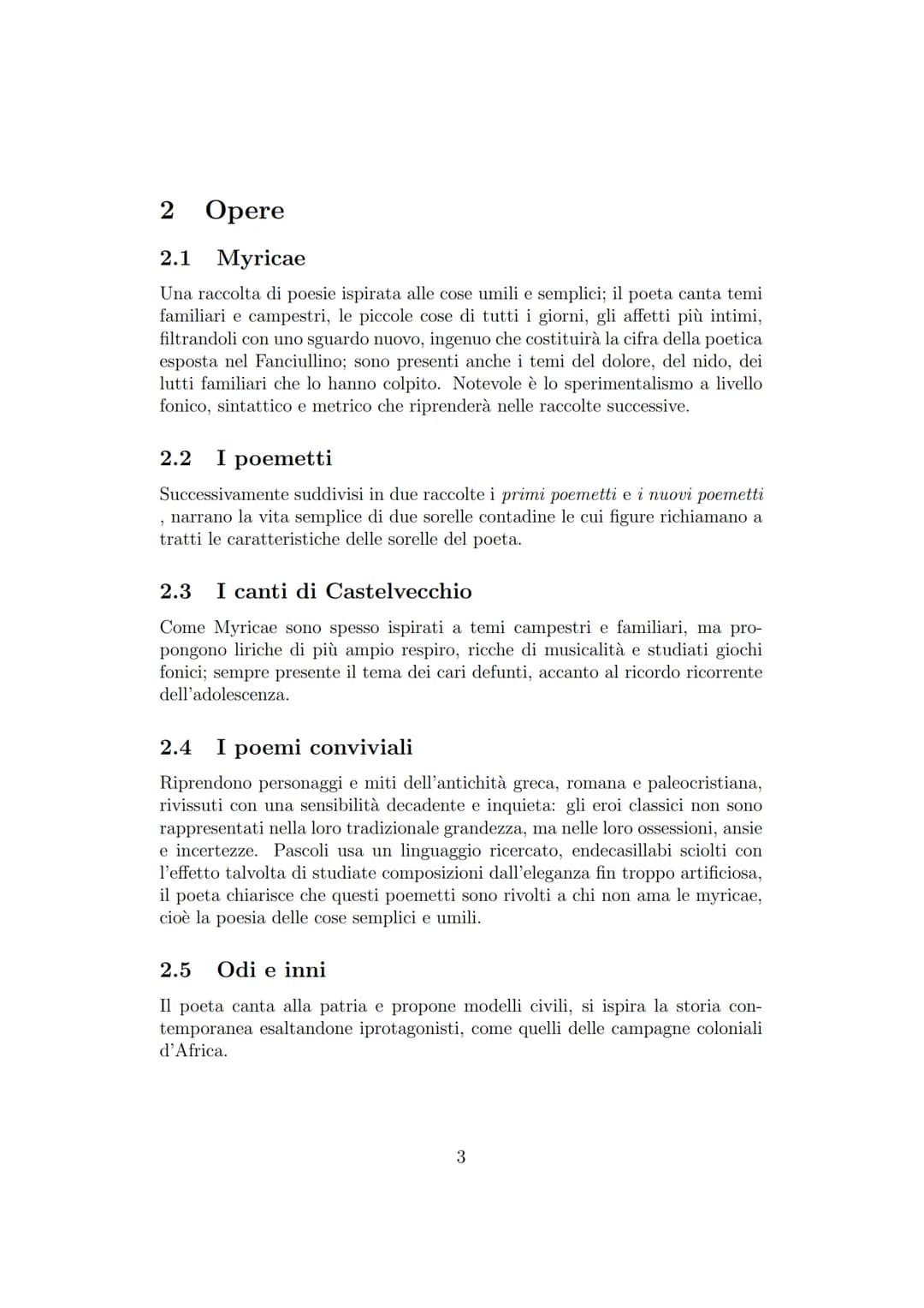 Indice
1 Vita
2 Opere
Giovanni Pascoli
2.1 Myricae
2.2 I poemetti
2.3 I canti di Castelvecchio
2.4 I poemi conviviali
2.5 Odi e inni
2.6 I c