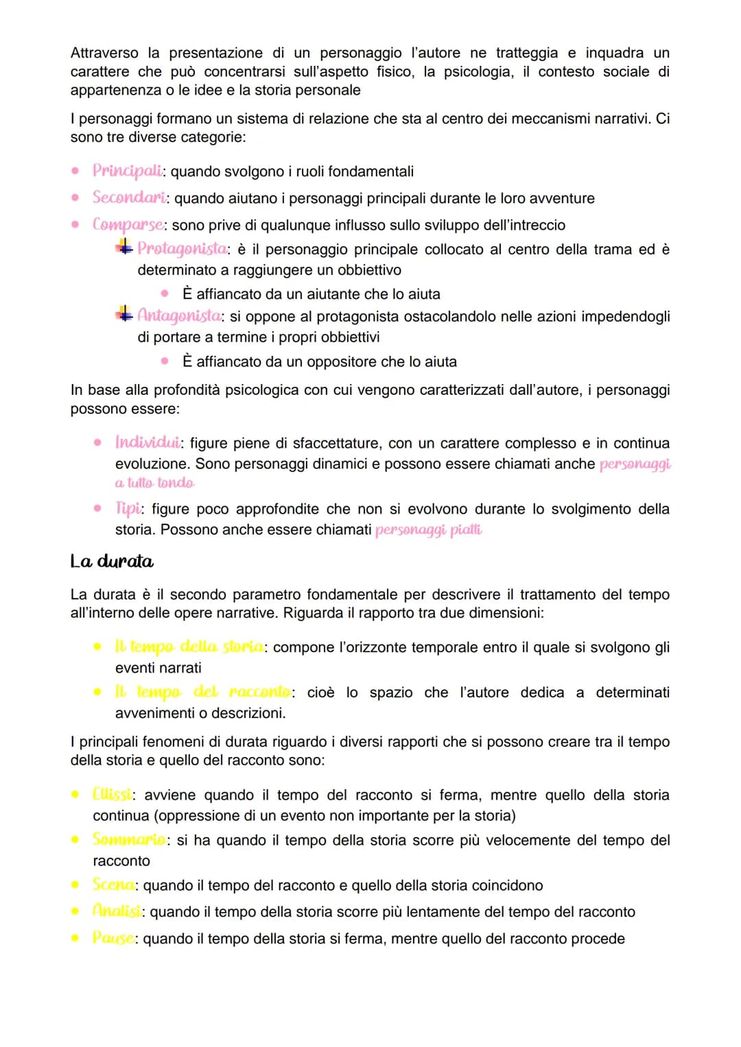 La struttura del racconto
Il testo narrativo riferisce una storia, cioè una serie di eventi collegati tra loro
Fabula: Gli eventi narrati se