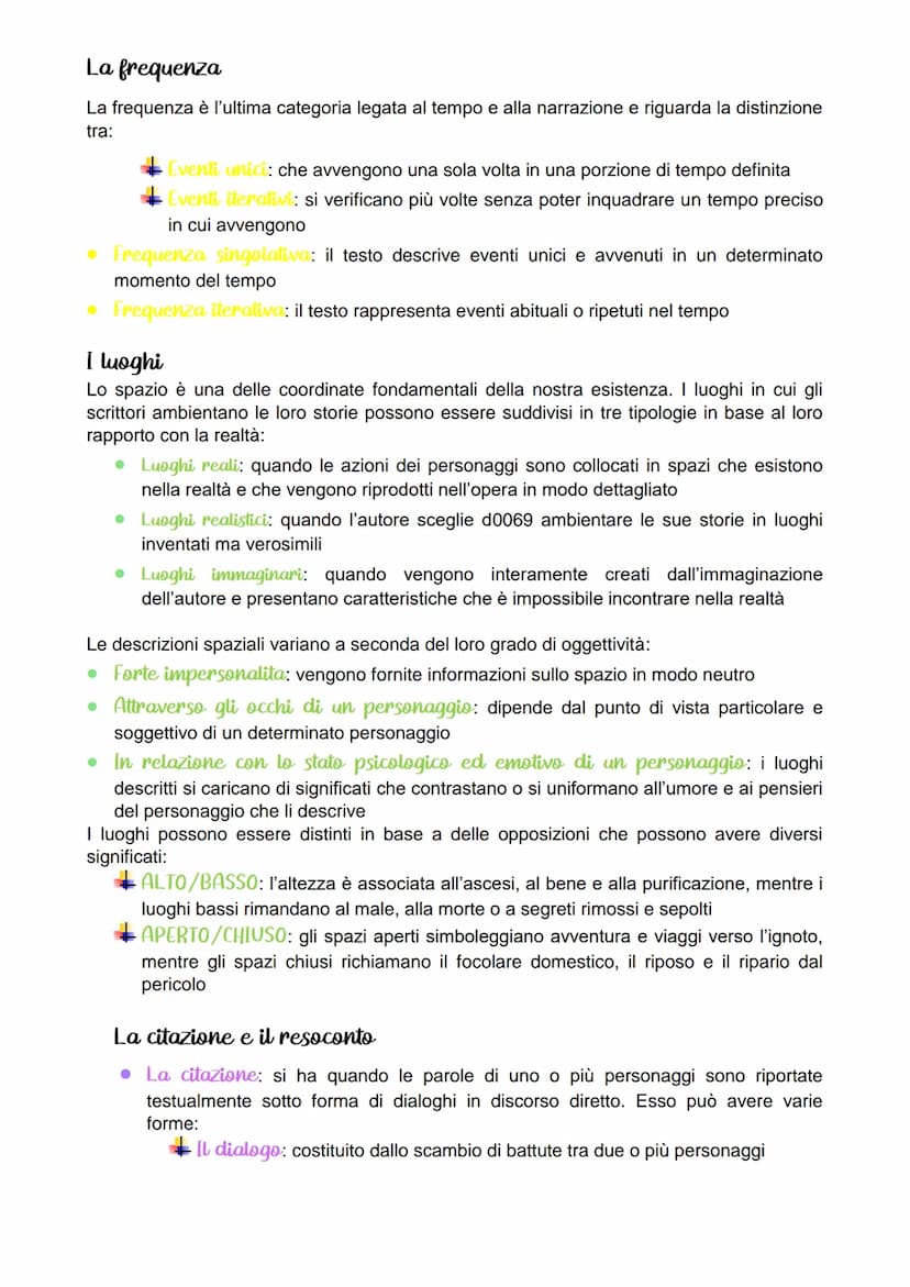 La struttura del racconto
Il testo narrativo riferisce una storia, cioè una serie di eventi collegati tra loro
Fabula: Gli eventi narrati se