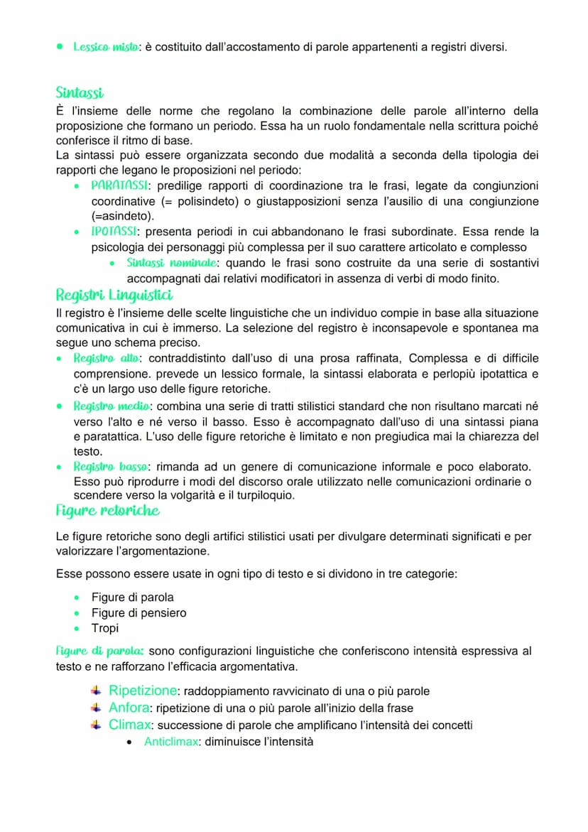 La struttura del racconto
Il testo narrativo riferisce una storia, cioè una serie di eventi collegati tra loro
Fabula: Gli eventi narrati se