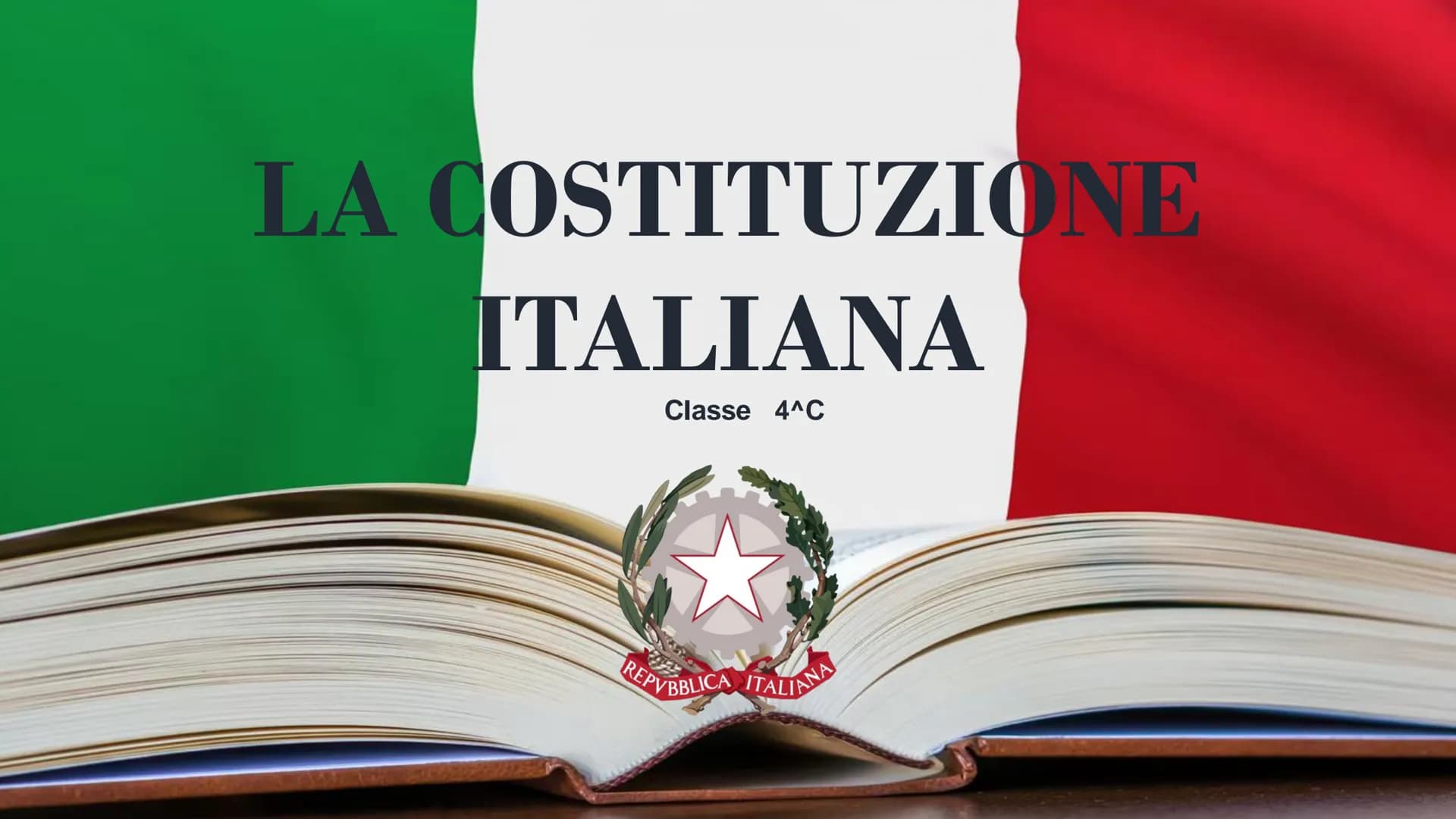 LA COSTITUZIONE
ITALIANA
Classe 4^C
REPVBBLICA ITALIANA A. 100
QUANDO È NATA LA
COSTITUZIONE E' nata la Repubblica italiana
Umberto partirà 