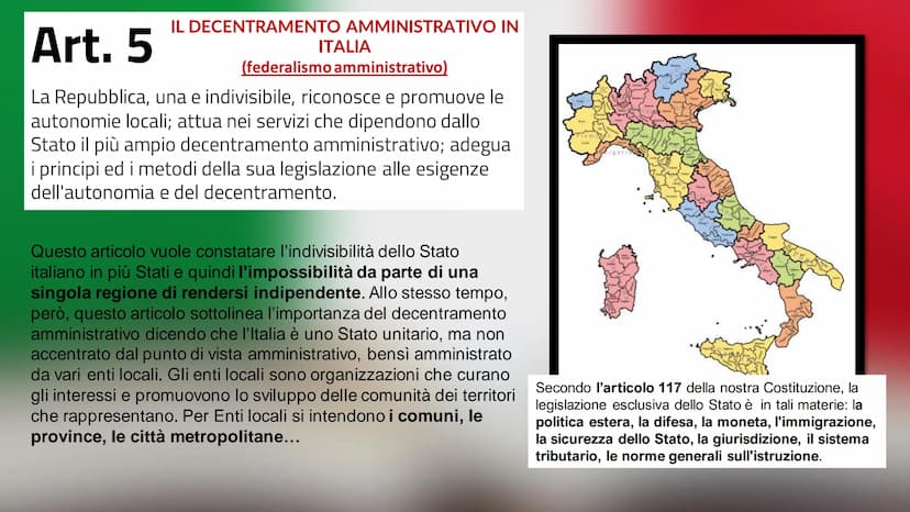 LA COSTITUZIONE
ITALIANA
Classe 4^C
REPVBBLICA ITALIANA A. 100
QUANDO È NATA LA
COSTITUZIONE E' nata la Repubblica italiana
Umberto partirà 