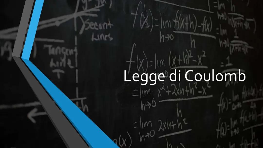 Legge di Coulomb