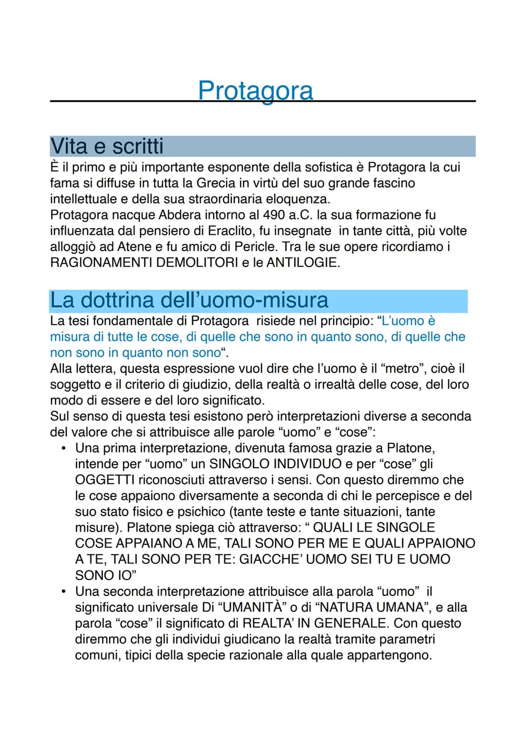 La considerazione dei sofisti nella storia
Nella Grecia arcaica il termine sofista (dal greco sophistes, sapiente) era
sinonimo di "saggio",