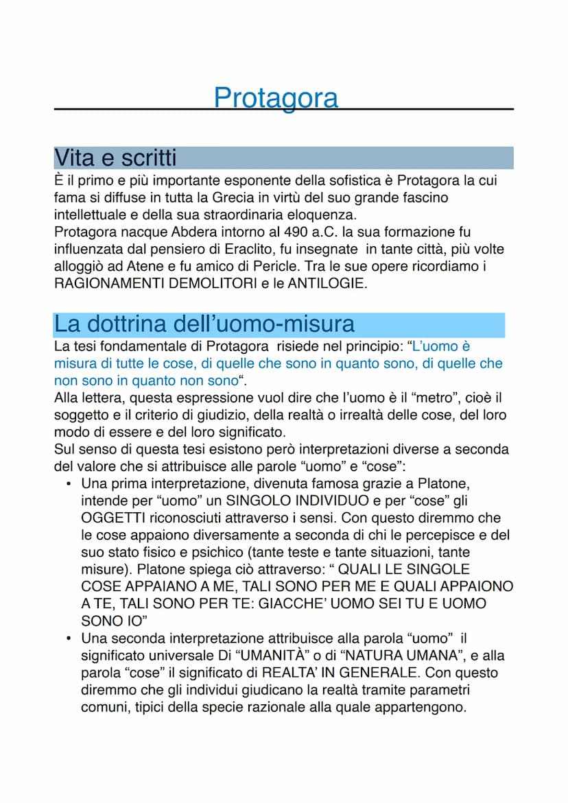 La considerazione dei sofisti nella storia
Nella Grecia arcaica il termine sofista (dal greco sophistes, sapiente) era
sinonimo di "saggio",