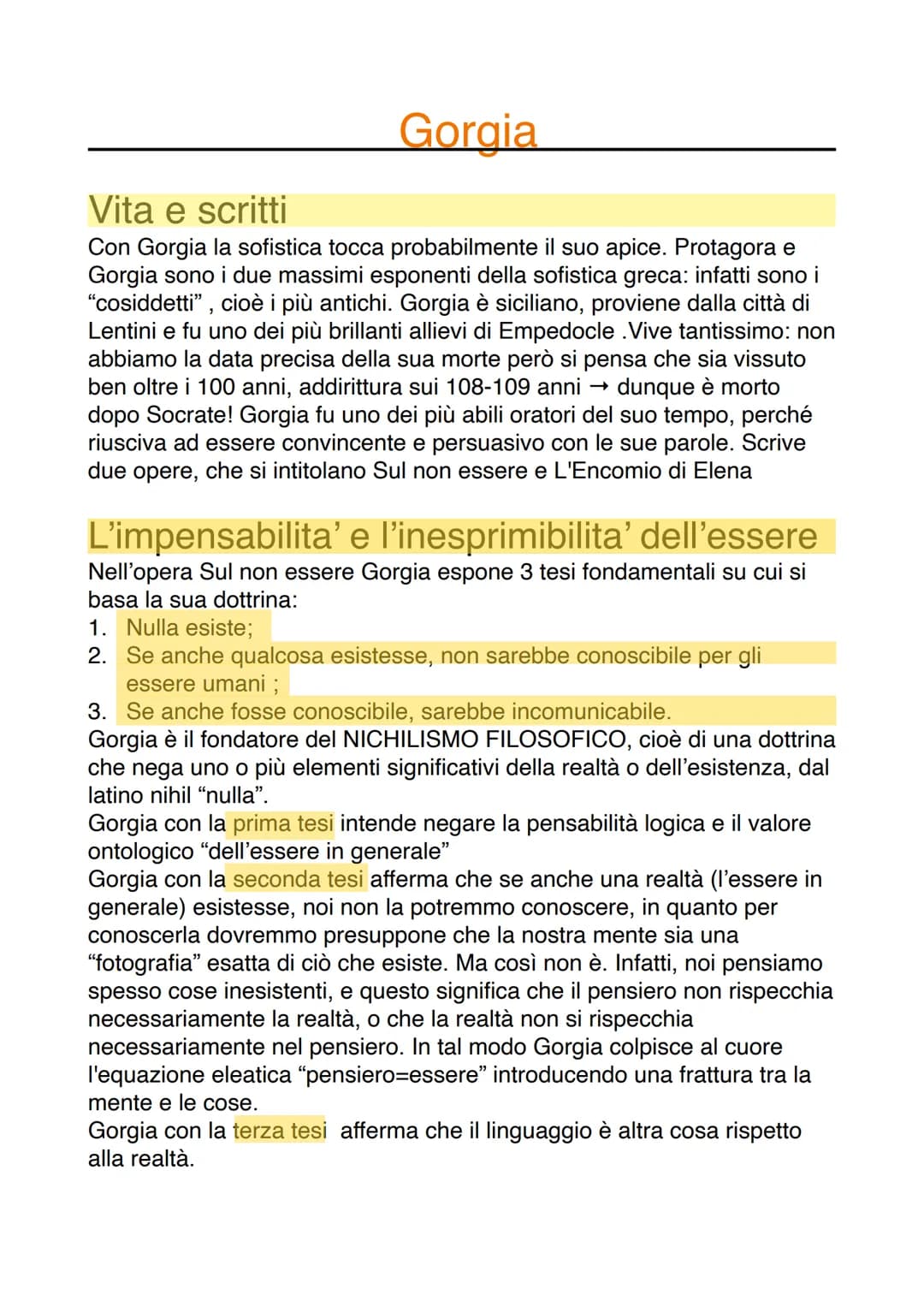 La considerazione dei sofisti nella storia
Nella Grecia arcaica il termine sofista (dal greco sophistes, sapiente) era
sinonimo di "saggio",